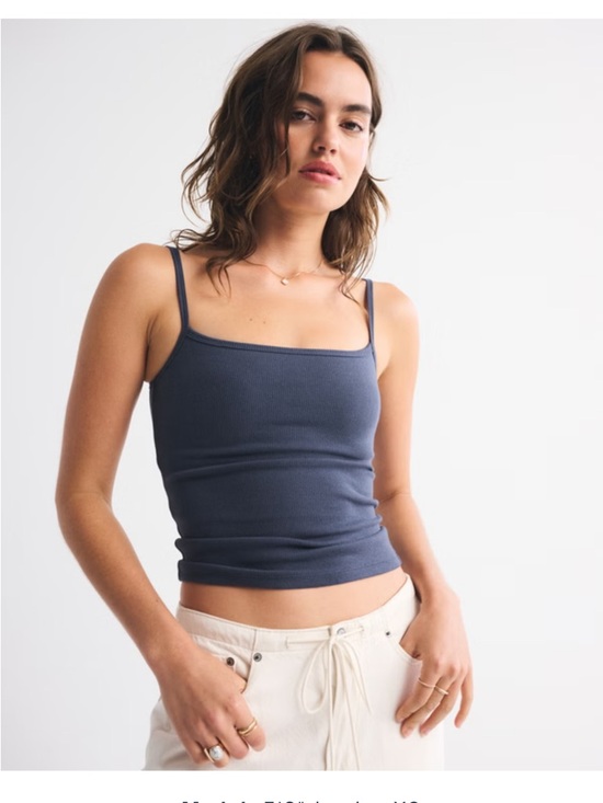 Abercrombie & Fitch Tops - Abercrombie & Fitch Bra Free Rib 90s Cami